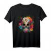 Dia De Los Muertos Deko Mexikanischer Kopf Sugar Skull T-Shirt – Kulturelles Design für Feierlichkeiten & Dekorationen