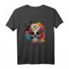 Dia De Los Muertos Deko Mexikanischer Kopf Sugar Skull T-Shirt – Kulturelles Design für Feierlichkeiten & Dekorationen