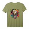 Dia De Los Muertos Deko Mexikanischer Kopf Sugar Skull T-Shirt – Kulturelles Design für Feierlichkeiten & Dekorationen