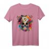 Dia De Los Muertos Deko Mexikanischer Kopf Sugar Skull T-Shirt – Kulturelles Design für Feierlichkeiten & Dekorationen