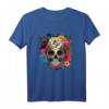 Dia De Los Muertos Deko Mexikanischer Kopf Sugar Skull T-Shirt – Kulturelles Design für Feierlichkeiten & Dekorationen