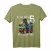 Kinder Jungen Geburtstag Dino Monstertruck T-Shirt – Perfekt für den 5. Geburtstag, Dinosaurier und Monstertruck Design