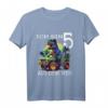 Kinder Jungen Geburtstag Dino Monstertruck T-Shirt – Perfekt für den 5. Geburtstag, Dinosaurier und Monstertruck Design