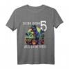 Kinder Jungen Geburtstag Dino Monstertruck T-Shirt – Perfekt für den 5. Geburtstag, Dinosaurier und Monstertruck Design