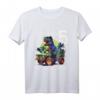 Kinder Jungen Geburtstag Dino Monstertruck T-Shirt – Perfekt für den 5. Geburtstag, Dinosaurier und Monstertruck Design