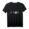 Zimmerer T-Shirt mit Zunftzeichen und Herzschlag-Motiv – Perfektes Geschenk für Zimmerleute, Lehrlinge, Väter und Söhne