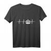 Zimmerer T-Shirt mit Zunftzeichen und Herzschlag-Motiv – Perfektes Geschenk für Zimmerleute, Lehrlinge, Väter und Söhne