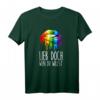 LGBTQ Regenbogen T-Shirt mit Kussmund – Unterstütze den Pride Month und zeige deine Liebe