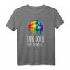 LGBTQ Regenbogen T-Shirt mit Kussmund – Unterstütze den Pride Month und zeige deine Liebe