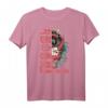 BACKPRINT Demon Inside Japanische Oni Maske Dämon Maske T-Shirt – Mystische japanische Kunst für Otaku, Anime Fans & Gothic Styles