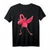 Dabbing Flamingo T-Shirt für Herren, Damen, Jungen & Mädchen – Lustiges Party-Design als Flamingo-Geschenk für Tanzfans