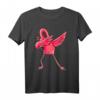 Dabbing Flamingo T-Shirt für Herren, Damen, Jungen & Mädchen – Lustiges Party-Design als Flamingo-Geschenk für Tanzfans