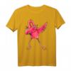 Dabbing Flamingo T-Shirt für Herren, Damen, Jungen & Mädchen – Lustiges Party-Design als Flamingo-Geschenk für Tanzfans