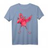 Dabbing Flamingo T-Shirt für Herren, Damen, Jungen & Mädchen – Lustiges Party-Design als Flamingo-Geschenk für Tanzfans