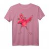 Dabbing Flamingo T-Shirt für Herren, Damen, Jungen & Mädchen – Lustiges Party-Design als Flamingo-Geschenk für Tanzfans
