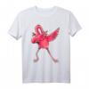 Dabbing Flamingo T-Shirt für Herren, Damen, Jungen & Mädchen – Lustiges Party-Design als Flamingo-Geschenk für Tanzfans