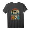 1976 Jahrgang Geburtstag Retro Vintage Herren Damen Geschenk T-Shirt - Lustiges Geschenk zum 46. Geburtstag mit Kassette Motiv