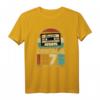1976 Jahrgang Geburtstag Retro Vintage Herren Damen Geschenk T-Shirt - Lustiges Geschenk zum 46. Geburtstag mit Kassette Motiv