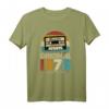 1976 Jahrgang Geburtstag Retro Vintage Herren Damen Geschenk T-Shirt - Lustiges Geschenk zum 46. Geburtstag mit Kassette Motiv