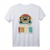 1976 Jahrgang Geburtstag Retro Vintage Herren Damen Geschenk T-Shirt - Lustiges Geschenk zum 46. Geburtstag mit Kassette Motiv