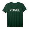 Vogue Schwarz T-Shirt – Klassisch geschnitten, langlebig mit doppelt genähtem Saum