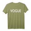 Vogue Schwarz T-Shirt – Klassisch geschnitten, langlebig mit doppelt genähtem Saum