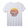 Ghostbusters Who You Gonna Call? Retro Sunset T-Shirt – Official Licensed Kultklassik T-Shirt für Fans der 80er Jahre
