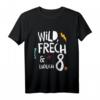 Kinder Wild, Frech & endlich 8 - Buntes Geburtstagsshirt für den 8. Geburtstag, ideales Geschenk für Kinder und Enkelkinder