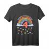 Kinder Ich bin 4 Jahre vierter Geburtstag Regenbogen T-Shirt – Buntes Geburtstagsoutfit für kleine Feiernde