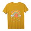 Kinder Ich bin 4 Jahre vierter Geburtstag Regenbogen T-Shirt – Buntes Geburtstagsoutfit für kleine Feiernde