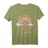 Kinder Ich bin 4 Jahre vierter Geburtstag Regenbogen T-Shirt – Buntes Geburtstagsoutfit für kleine Feiernde