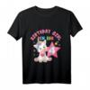 Kinder Geburtstag Girl Einhorn Design T-Shirt - Perfekt für den 4. Geburtstag von Mädchen, niedliches Geburtstagsoutfit & Geschenkidee