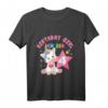 Kinder Geburtstag Girl Einhorn Design T-Shirt - Perfekt für den 4. Geburtstag von Mädchen, niedliches Geburtstagsoutfit & Geschenkidee
