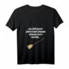 Damen T-Shirt mit lustigem Spruch 'Zieht Mein Besen Etwas Nach Rechts' - Hexe T-Shirt mit V-Ausschnitt, leicht & bequem