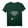 Damen T-Shirt mit lustigem Spruch 'Zieht Mein Besen Etwas Nach Rechts' - Hexe T-Shirt mit V-Ausschnitt, leicht & bequem