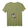 HapPanda Pocahontas T-Shirt mit Meeko, Flit & Leaf - Buntes, lizenzierte Disney Fanware