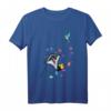 HapPanda Pocahontas T-Shirt mit Meeko, Flit & Leaf - Buntes, lizenzierte Disney Fanware