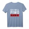 Ich Will Piwo Kurwa Polnisches Spruch T-Shirt – Humorvolles Outfit für Polen-Fans, Freunde & Familie