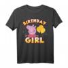 Peppa Pig Birthday Girl Confetti Celebration T-Shirt - Offiziell lizenzierte Kindergeburtstagskleidung für Mädchen