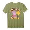 Peppa Pig Birthday Girl Confetti Celebration T-Shirt - Offiziell lizenzierte Kindergeburtstagskleidung für Mädchen