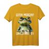 Guten Morgen! Dünnes Eis Kaffee Spruch T-Shirt – Lustiges Geschenk für Morgenmuffel, Katzenliebhaber & Ironiesüchtige