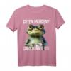 Guten Morgen! Dünnes Eis Kaffee Spruch T-Shirt – Lustiges Geschenk für Morgenmuffel, Katzenliebhaber & Ironiesüchtige