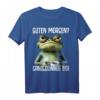 Guten Morgen! Dünnes Eis Kaffee Spruch T-Shirt – Lustiges Geschenk für Morgenmuffel, Katzenliebhaber & Ironiesüchtige