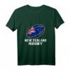 Neuseeland Rugby Trikot mit Flagge - Fan T-Shirt & Supporter Outfit für Rugby Liebhaber und Spieler, perfektes Geschenk