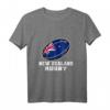 Neuseeland Rugby Trikot mit Flagge - Fan T-Shirt & Supporter Outfit für Rugby Liebhaber und Spieler, perfektes Geschenk