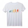 Holzfäller Evolution Retro Förster Motorsäge Vintage T-Shirt - Perfektes Geschenk für Waldarbeiter, Förster und Holzliebhaber