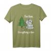 Lustiges Weihnachts-T-Shirt mit Katze und Lichterkette – Perfekt für Tierliebhaber, Weihnachtsfans und festliche Outfits