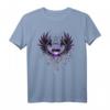 Fallen Angel Wings Dark Goth Kleidung Herz von Asexual - Gothic Fantasy T-Shirt für LGBTQA und dunkle Mode