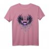 Fallen Angel Wings Dark Goth Kleidung Herz von Asexual - Gothic Fantasy T-Shirt für LGBTQA und dunkle Mode