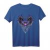 Fallen Angel Wings Dark Goth Kleidung Herz von Asexual - Gothic Fantasy T-Shirt für LGBTQA und dunkle Mode